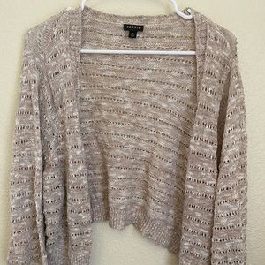 Torrid sweater cropped shrug 3/4 sleeves///size 3